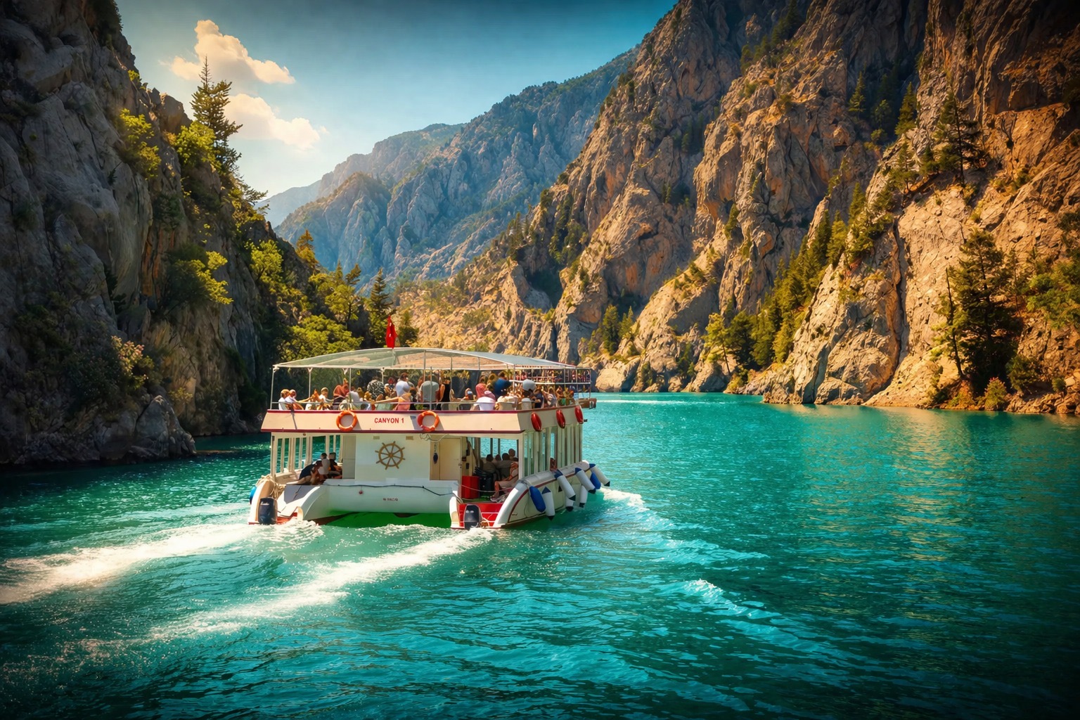 Belekten Green Canyon, Manavgat Şelalesi & Hayvanat Bahçesi Turu 