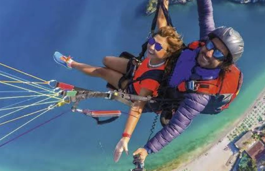 Gleitschirmfliegen von Side