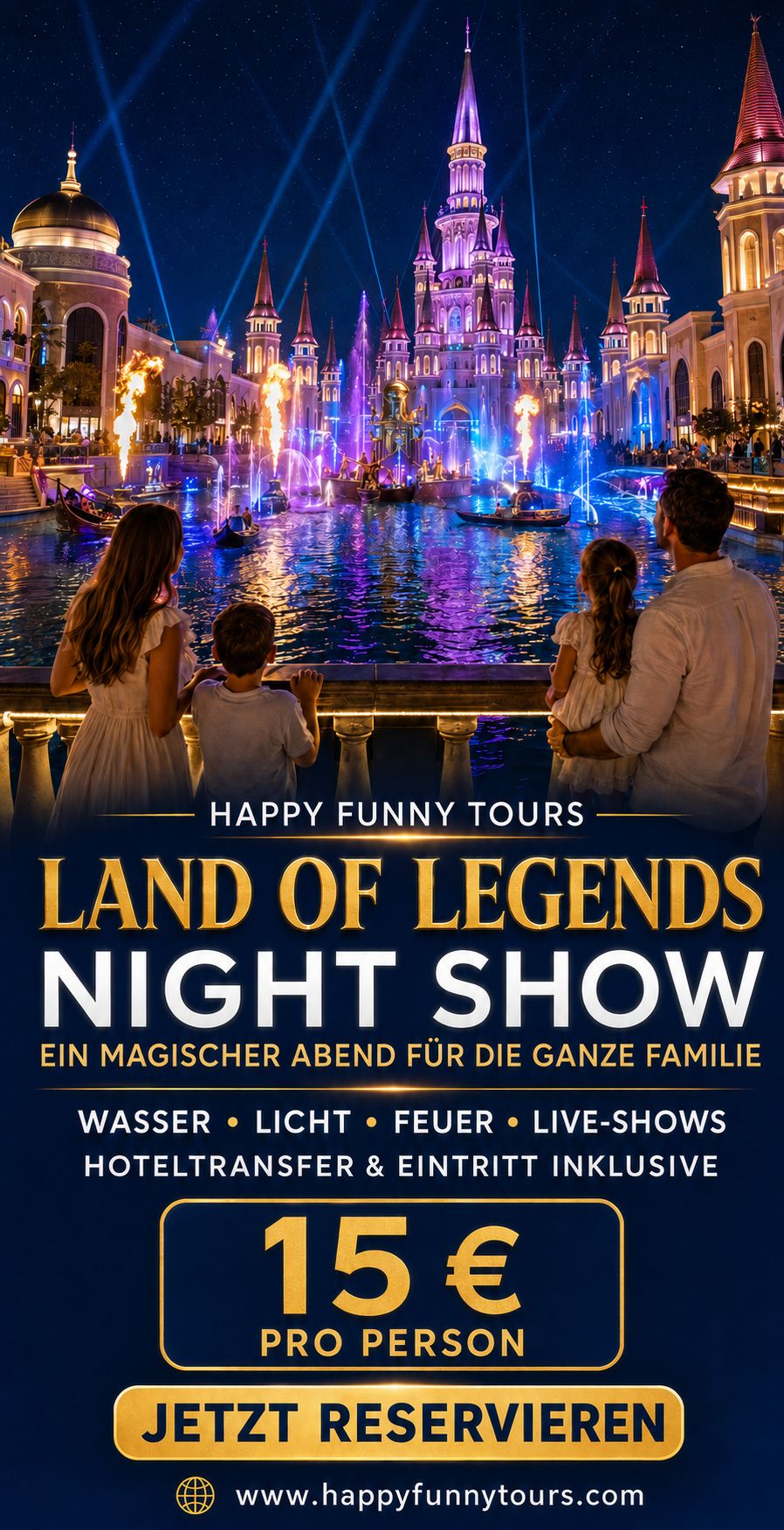 Land of Legends Night Show