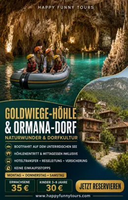 Goldwiege Höhle & Ormana Dorf Ausflug